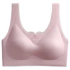 Oxygen-friendly 2.0 Ice Silk Traceless Beauty Back Wrap Bra Women's Vest base, strapless, no steel ring sports gathering bra Item Picture